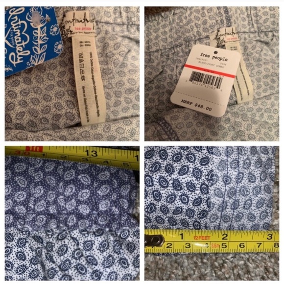 Intimately Free People Black/White Shorts- XS - Picture 7 of 7